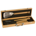 Bamboo Barbecue Tool Gift Set